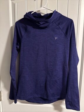 Old Navy Purple Active Go-Dry Hooded Top